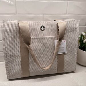 lululemon Cream Tote Bag